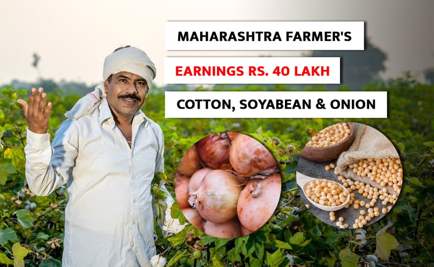 Maharashtra Farmer Earns Rs 40 Lakh a Year Using Smart Farming