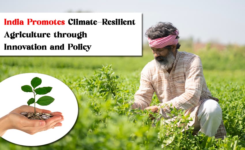 India Promotes Climate-Resilient Agriculture through Innovation and Policy